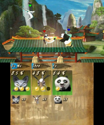 Kung Fu Panda: Showdown Of Legendary Legends screenshot 2 for Nintendo 3DS