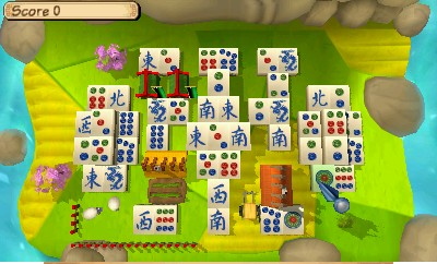 Mahjong 3D: Warriors Of The Emperor screenshot 3 for Nintendo 3DS