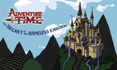 Adventure Time: The Secret of the Nameless Kingdom title screen for Nintendo 3DS