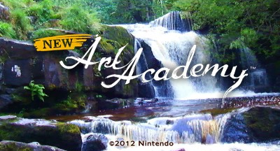 Art Academy: Lessons for Everyone title screen for Nintendo 3DS