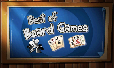Best Of Board Games title screen for Nintendo 3DS