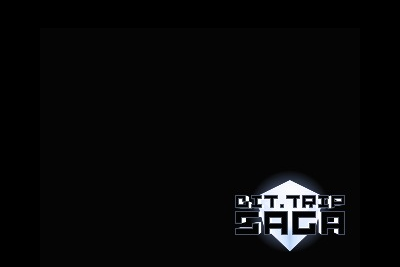 Bit.Trip Saga title screen for Nintendo 3DS