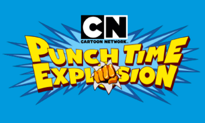 Cartoon Network Punch Time Explosion title screen for Nintendo 3DS