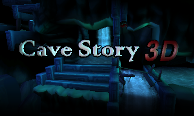 Cave Story 3D title screen for Nintendo 3DS