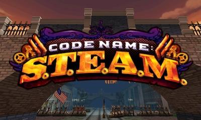 Code Name: S.T.E.A.M. title screen for Nintendo 3DS