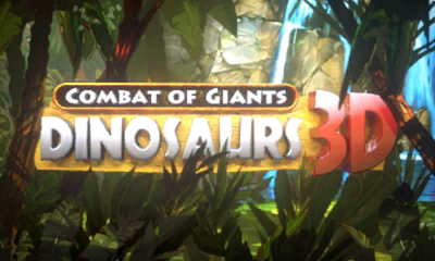 Combat of Giants: Dinosaurs 3-D title screen for Nintendo 3DS