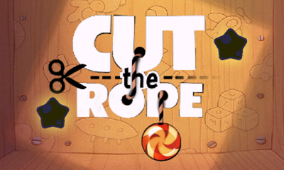 Cut the Rope: Triple Treat title screen for Nintendo 3DS