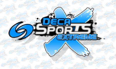 Deca Sports Extreme title screen for Nintendo 3DS