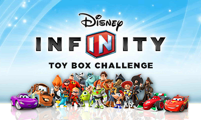 Disney Infinity title screen for Nintendo 3DS