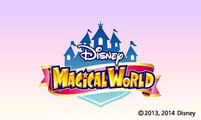 Disney Magical World title screen for Nintendo 3DS