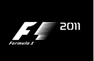F1 2011 title screen for Nintendo 3DS