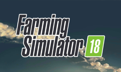 Farming Simulator 18 title screen for Nintendo 3DS