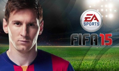 FIFA 15: Legacy Edition title screen for Nintendo 3DS