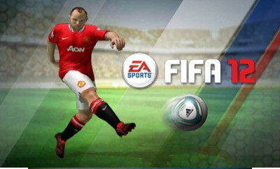 FIFA Soccer 12 title screen for Nintendo 3DS