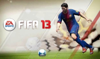 FIFA Soccer 13 title screen for Nintendo 3DS