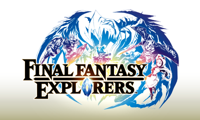 Final Fantasy Explorers title screen for Nintendo 3DS