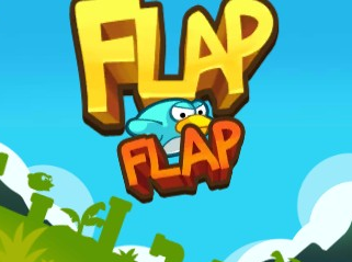 Flap Flap title screen for Nintendo 3DS