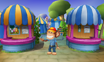 Funfair Party Games title screen for Nintendo 3DS