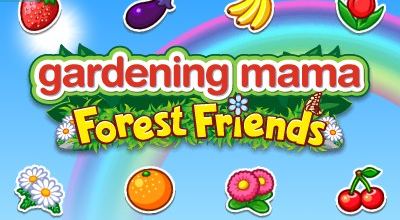 Gardening Mama 2: Forest Friends title screen for Nintendo 3DS