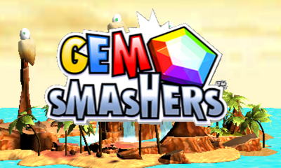 Gem Smashers title screen for Nintendo 3DS