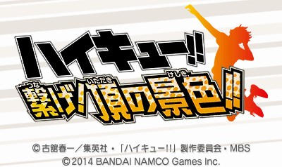 Haikyu!! Tsunage! Itadaki No Keshiki title screen for Nintendo 3DS