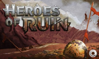Heroes of Ruin title screen for Nintendo 3DS