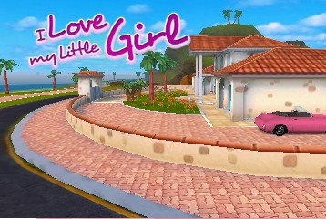 I Love My Little Girl title screen for Nintendo 3DS