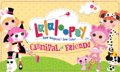Lalaloopsy: Carnival of Friends title screen for Nintendo 3DS