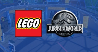 LEGO Jurassic World title screen for Nintendo 3DS