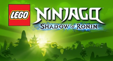 LEGO Ninjago: Shadow of Ronin title screen for Nintendo 3DS