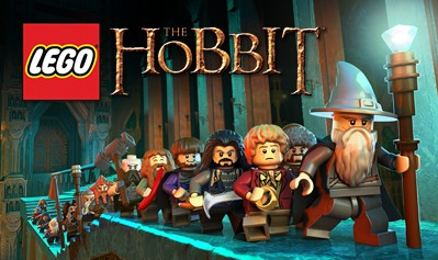 LEGO The Hobbit title screen for Nintendo 3DS