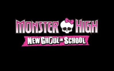 Monster High: New Ghoul in School title screen for Nintendo 3DS