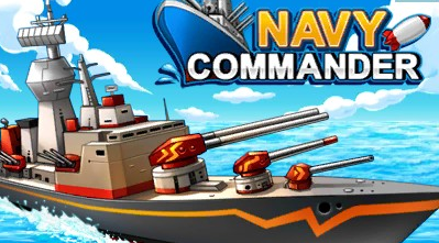 Navy Commander title screen for Nintendo 3DS