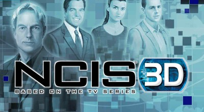 NCIS 3D title screen for Nintendo 3DS