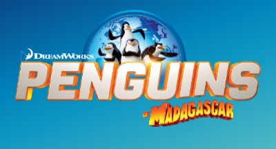 Penguins of Madagascar title screen for Nintendo 3DS