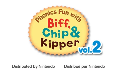 Phonics Fun with Biff, Chip & Kipper Vol 2 title screen for Nintendo 3DS