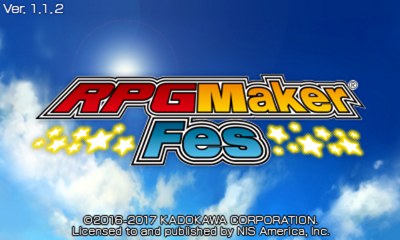 RPG Maker Fes title screen for Nintendo 3DS