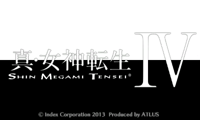 Shin Megami Tensei IV title screen for Nintendo 3DS
