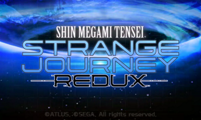 Shin Megami Tensei: Strange Journey Redux title screen for Nintendo 3DS