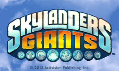 Skylanders Giants [Booster Pack] title screen for Nintendo 3DS