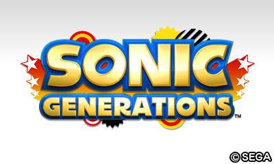 Sonic Generations title screen for Nintendo 3DS