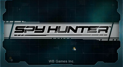 Spy Hunter title screen for Nintendo 3DS