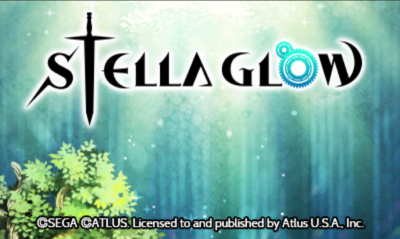 Stella Glow title screen for Nintendo 3DS