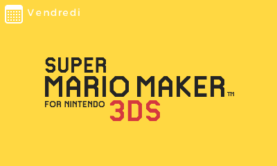 Super Mario Maker title screen for Nintendo 3DS
