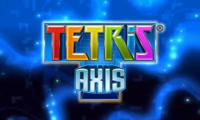 Tetris Axis title screen for Nintendo 3DS