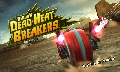 The Dead Heat Breakers title screen for Nintendo 3DS