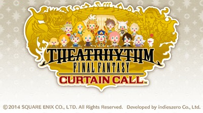 Theatrhythm: Final Fantasy: Curtain Call title screen for Nintendo 3DS