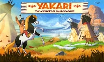 YAKARI: The Mystery of Four-Seasons title screen for Nintendo 3DS
