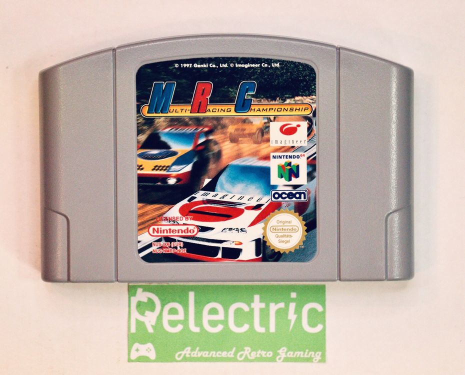 MRC Multi Racing Championship box art for Nintendo 64