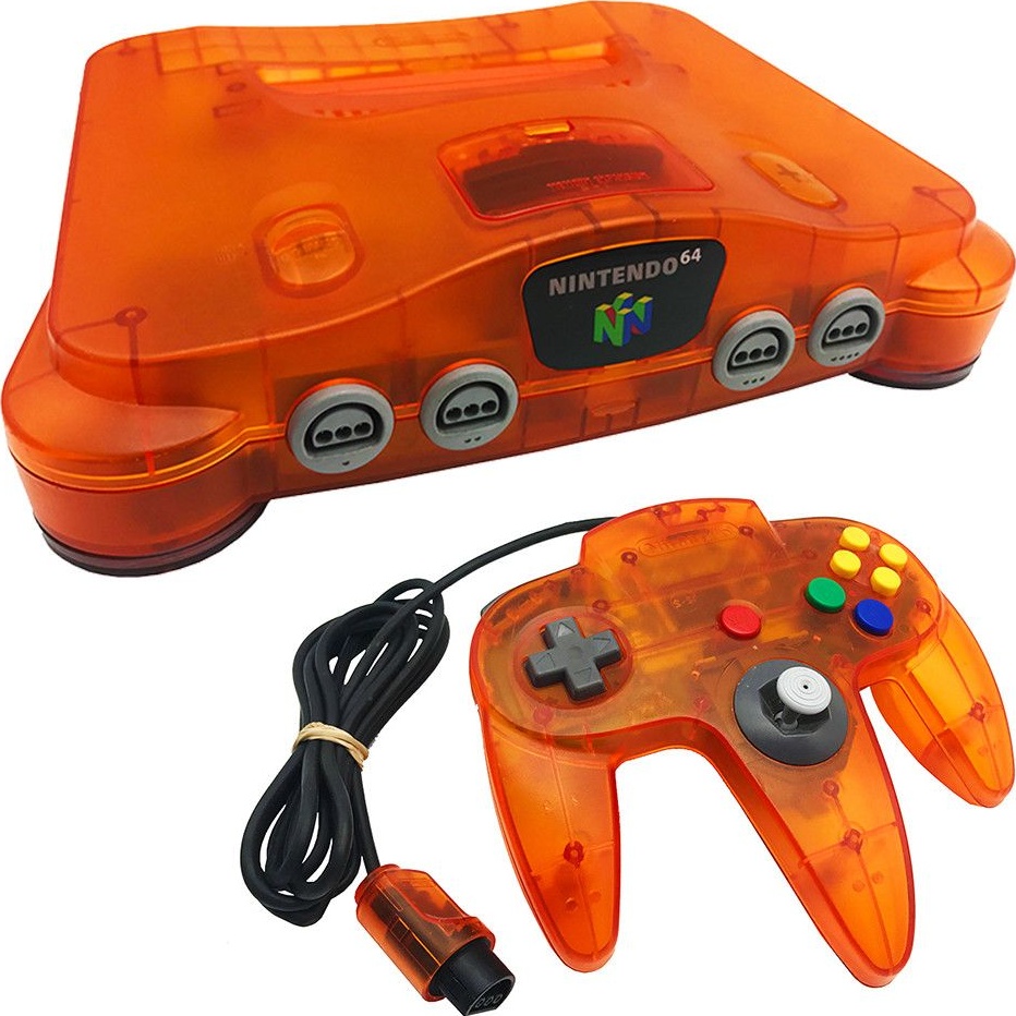 Nintendo 64 Fire Orange box art for Nintendo 64